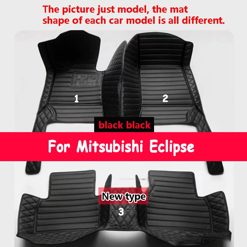 

Car Floor Mats For Mitsubishi Eclipse Cross 2018 2019 2020 Custom Auto Foot Pads Automobile Carpet Cover Interior Accessories