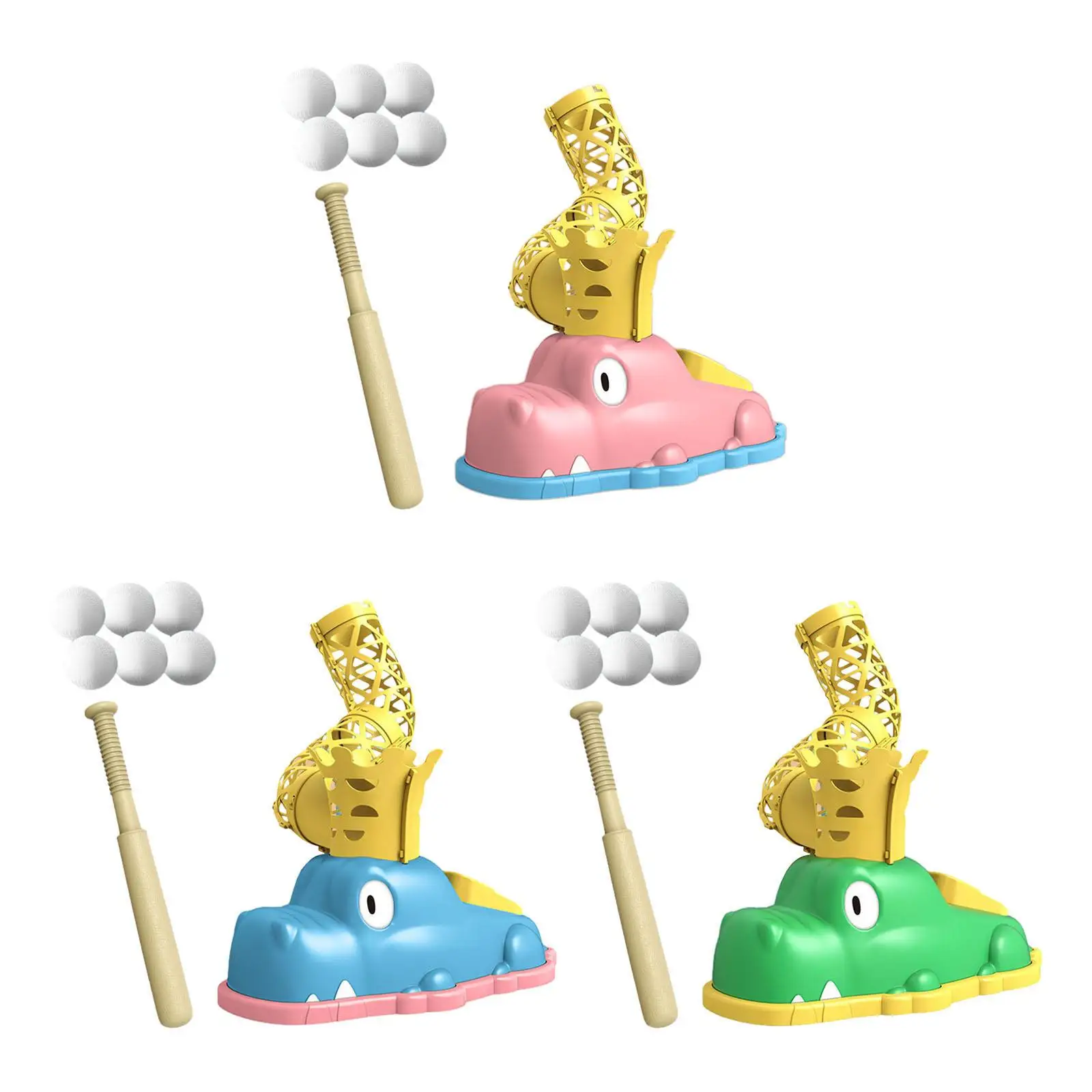 

Детская бейсбольная машина, игрушка Аллигатор, бейсбольная пусковая установка для девочек, детские игрушки, игры для спорта на открытом воздухе