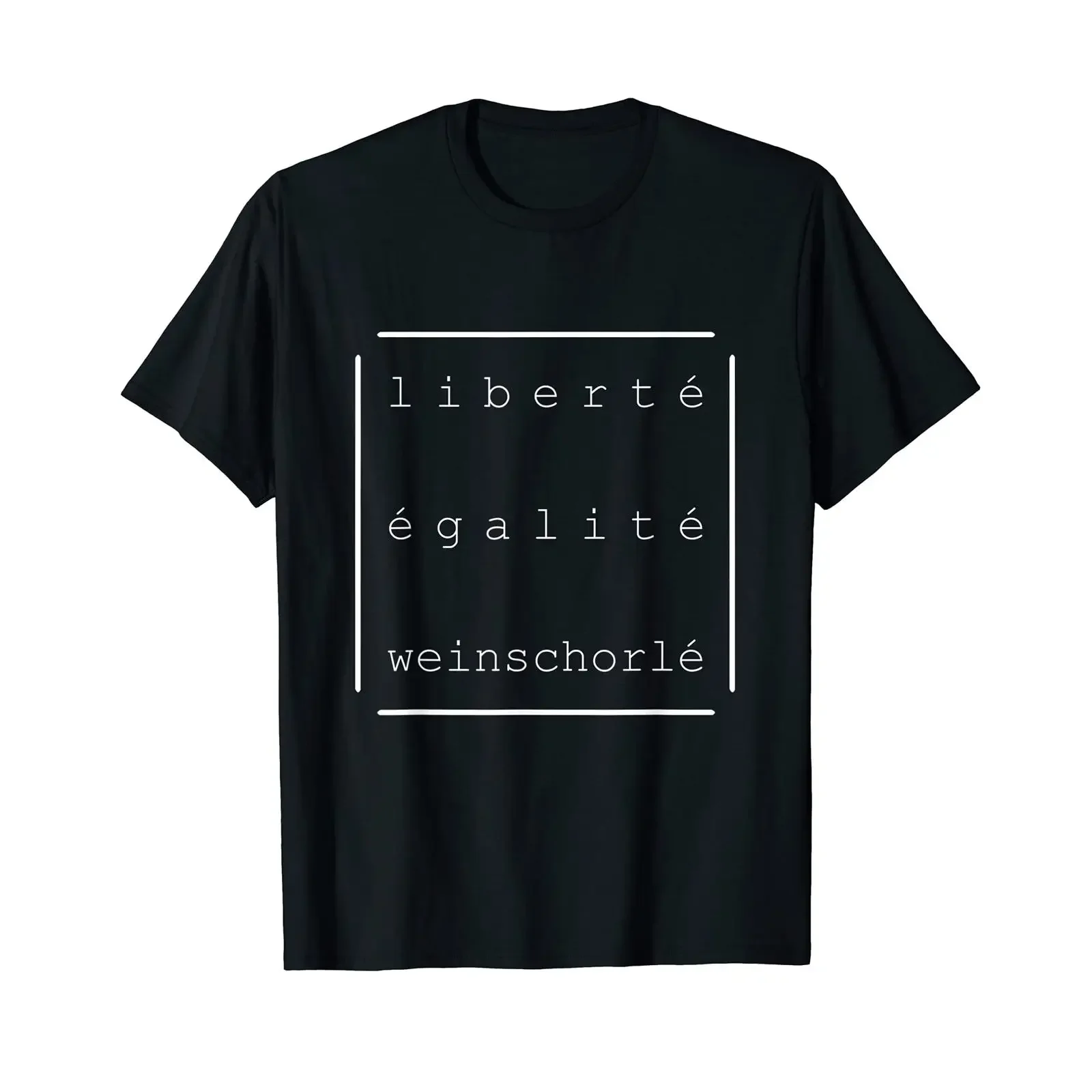 T-shirt Liberte Egalite Wine Drinks vintage délavé streetwear décontracté mode créateur homme légèrement extensible