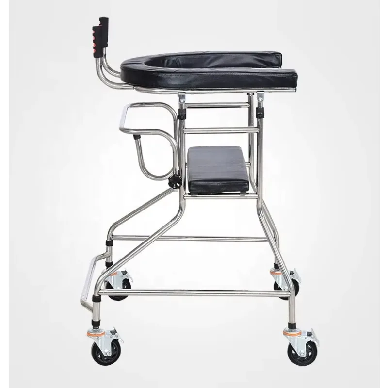 Stroke Hemiplegia Rehabilitation Equipment Walking Aid Lower Limb Leg Trainer Disabled Paraplegic Standing Frame