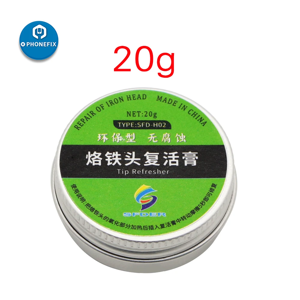 

Electrical Solder Iron Tip Resurrection Plaster Refresher Solder Cream Non-stick Tin Oxidation Clean Paste for PCB BGA Repair