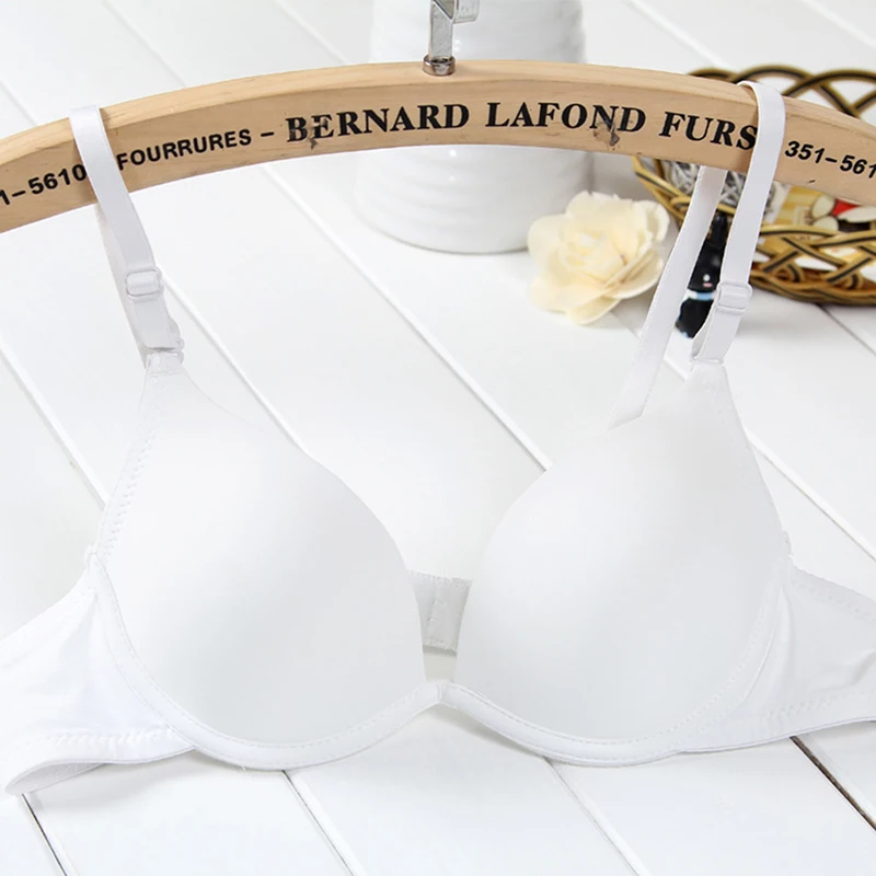 Female Bra Summer Breathable Student Single Breasted Sexy Cute Gathered Smooth Seamless Comfortable Girl\'s Bra