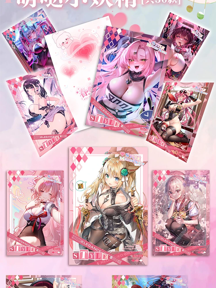 2024 New Spring Heart A5 Collectible 1 Card Sexy Girl Waifu Booster Box Tcg Hobby Gift