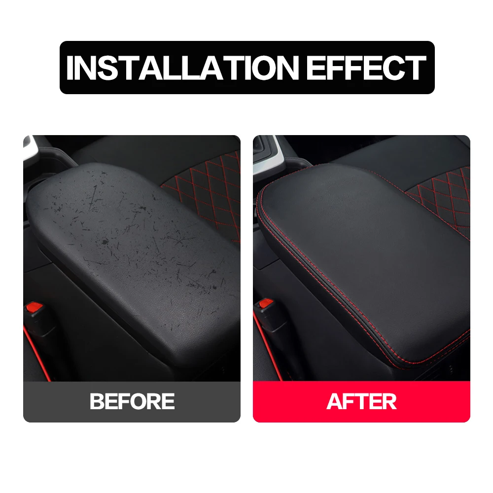 1 Stück Auto-Armlehnenbox-Abdeckung, Mittelkonsolen-Innendekorationszubehör für Toyota RAV4 XA50 2019 - 2024 2020 2021 2022 2023 – Detail 2