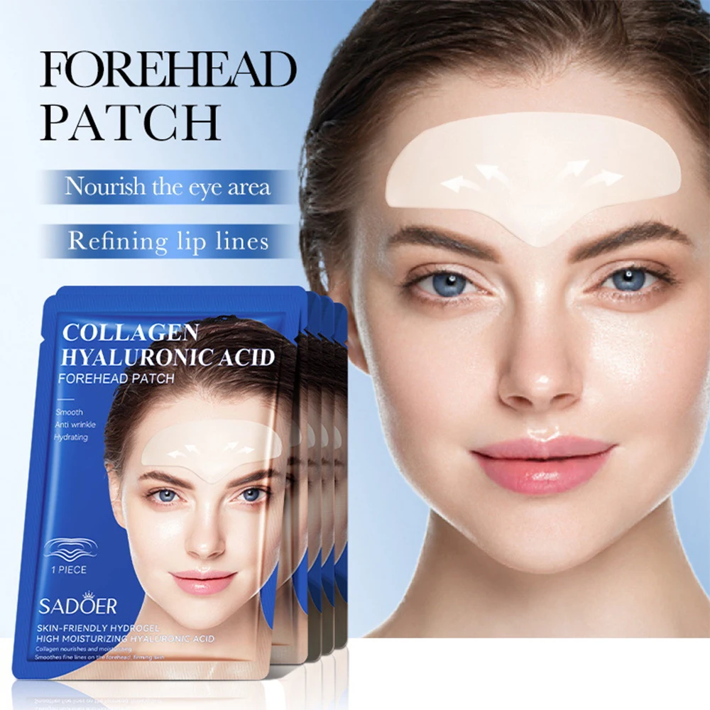 

Forehead Gel Patch Lightening Forehead Wrinkle Anti-Wrinkle Firming Mask Frown Hyaluronan Stickers Anti-Aging Face Skin Care
