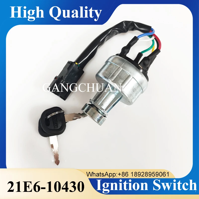 Ignition Switch 21E6-10430  21E610430 for hyundai excavator R150-7 R210-7 R215-7 R220-7