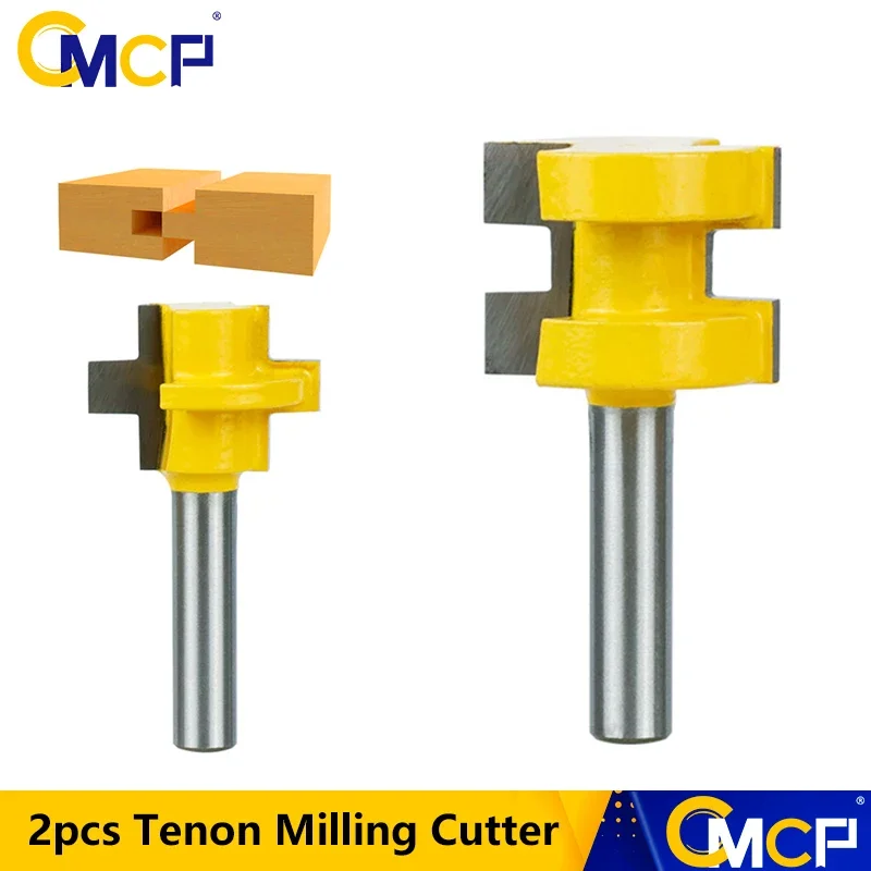 

CMCP 2 шт. мини-набор фрез с язычком и пазом, 8 мм, хвостовик, нож для линии, деревообрабатывающий резак, шиповый резак для деревообрабатывающих инструментов