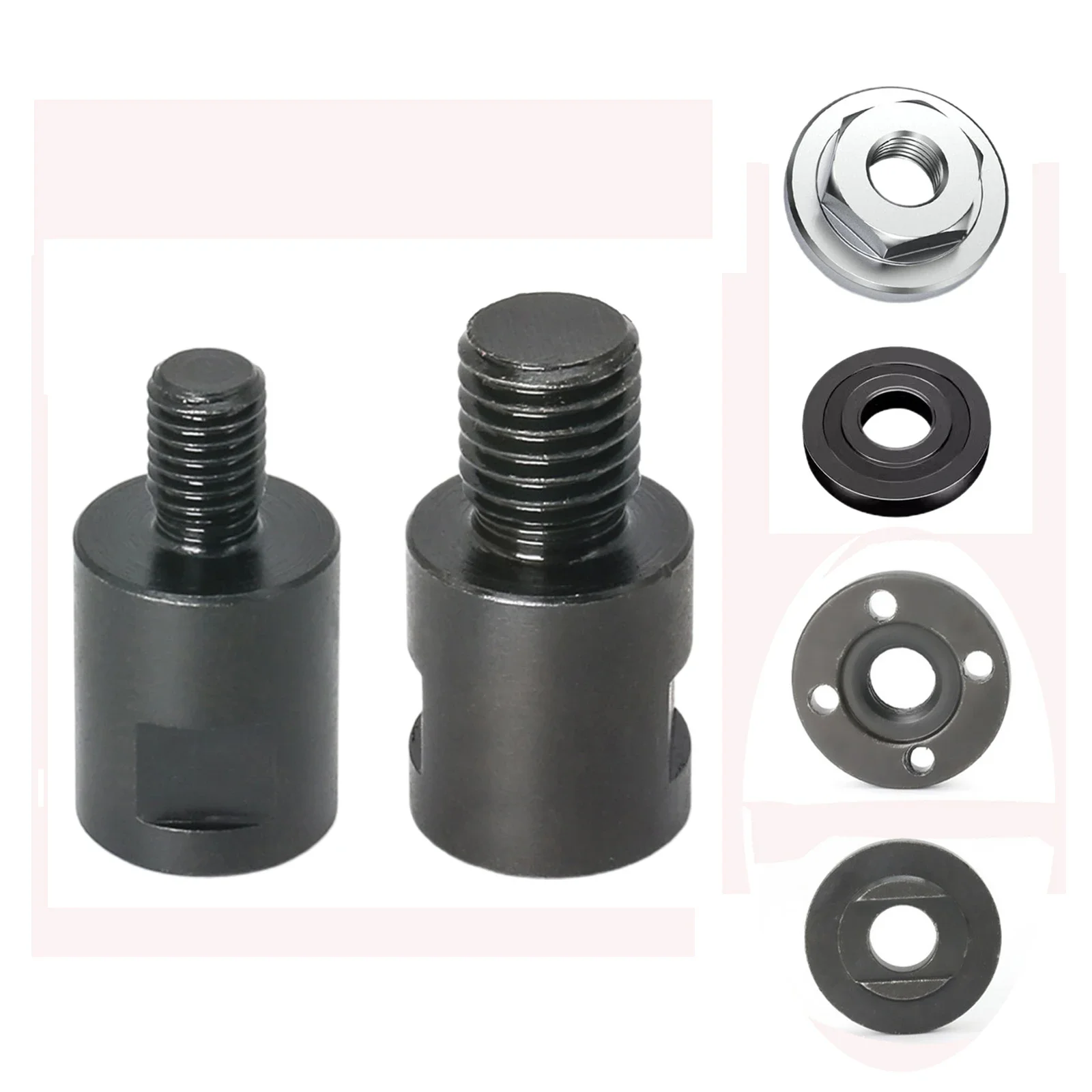 Ensemble de platines de conversion d'adaptateur de meuleuse pour tampons de polissage, plaque de support, forets, disque de coupe, meuleuse d'angle filetée, remplacement