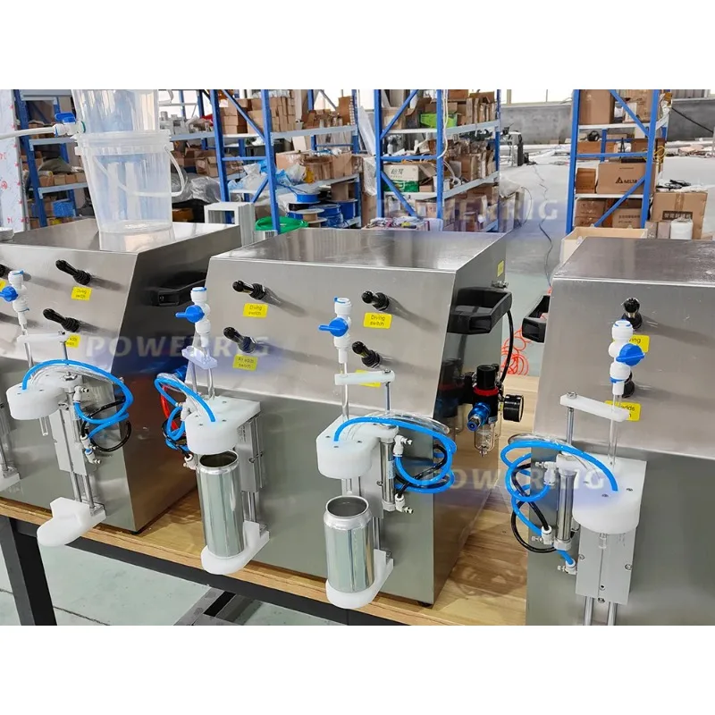 

Automatic Isobaric Beer Filling Machine for Carbonated Soft Drinks And Energy Drinks Small Plastic Aluminum Can Manual Soda