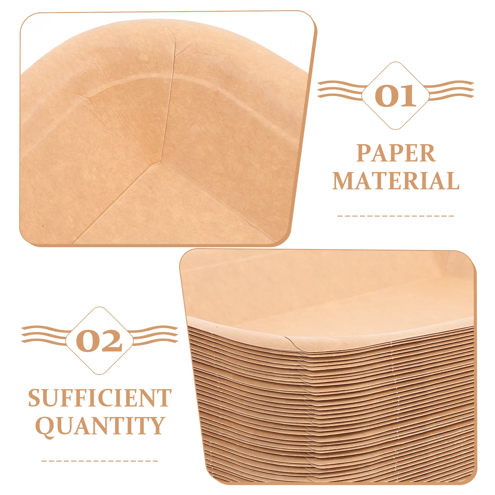 

50 Pcs BBQ Tray Paper Disposable Stackable Large Seafood Platters Shrimp Crawfish Party Supplies Cardboard Plates