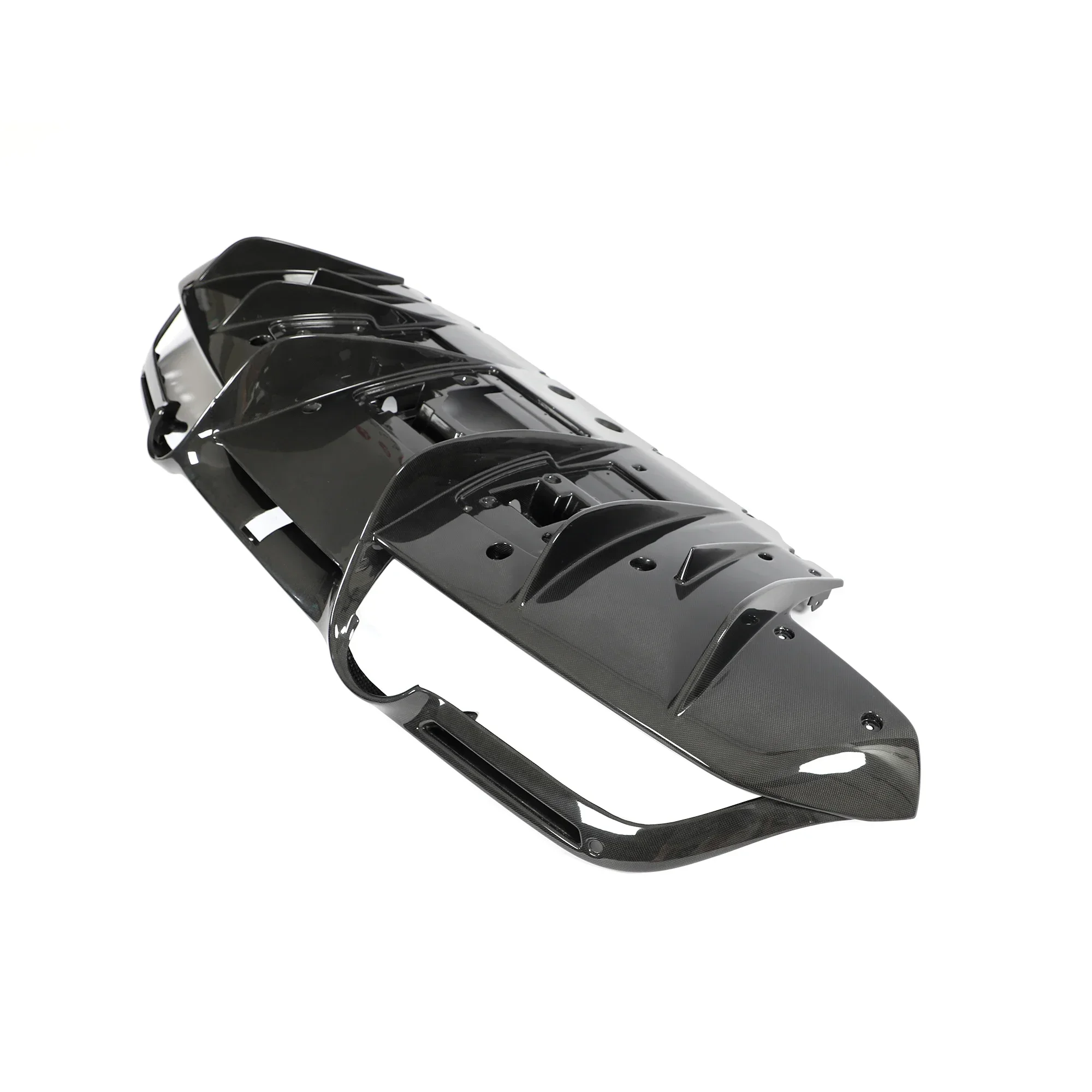 Factory OEM Dry Carbon Rear Diffuser For Ferrari F8 Spider 2020-2022 Rear Bumper Lip