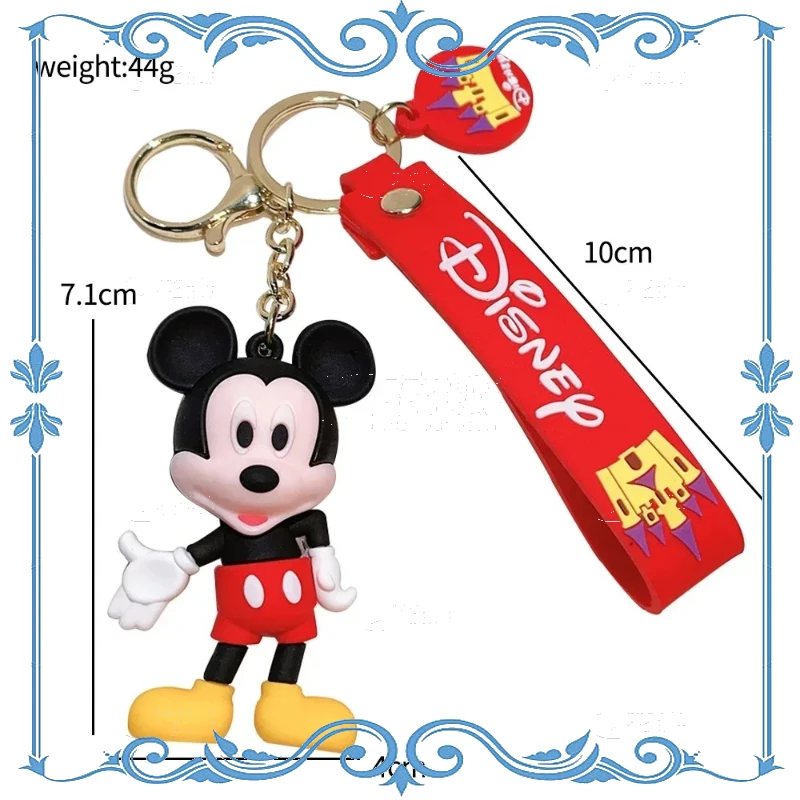 Брелок с Микки Диснеем в стиле аниме, милый брелок с Минни, студенческая сумка, подвесной универсальный автомобильный брелок, рождественские подарки