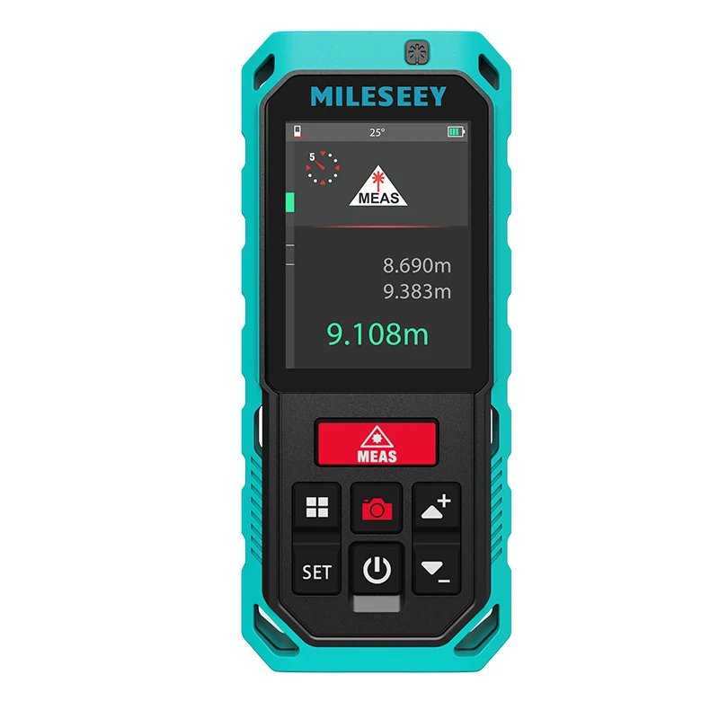 SP7AK Blue Portable Laser Distance Meter Measurement Laser Rangefinder Digital Distance Meter