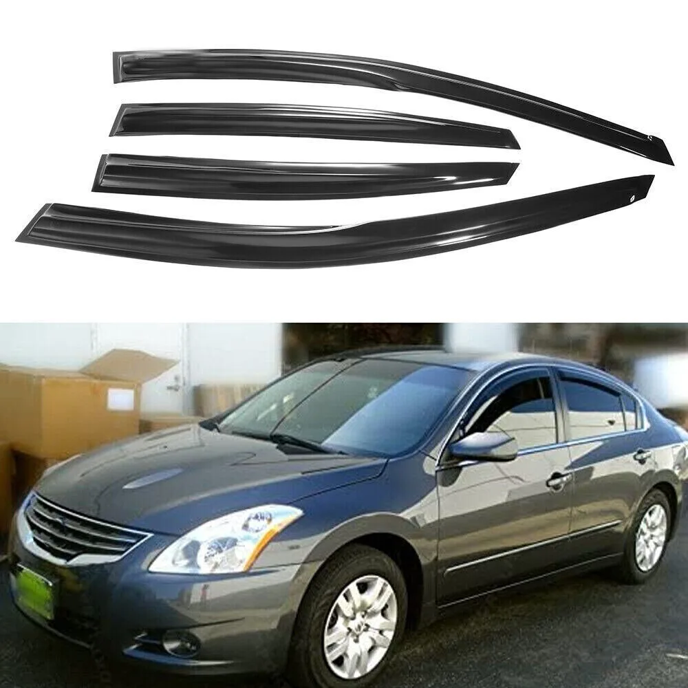 

Window Visor Vent Sun Shade Rain Guard Deflector for 2007-12 Nissan Altima