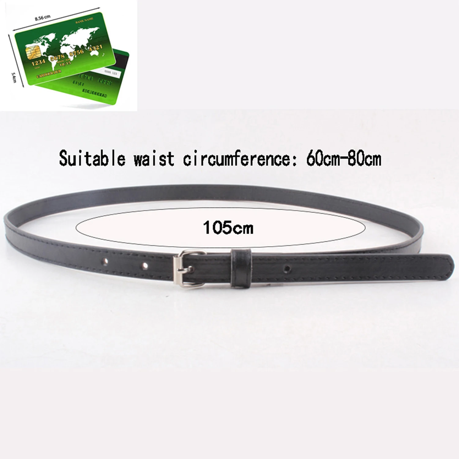 Ceinture en cuir PU pour femmes, 1 pièce, ajustable, simple, couleur bonbon, sangle de robe, environnement