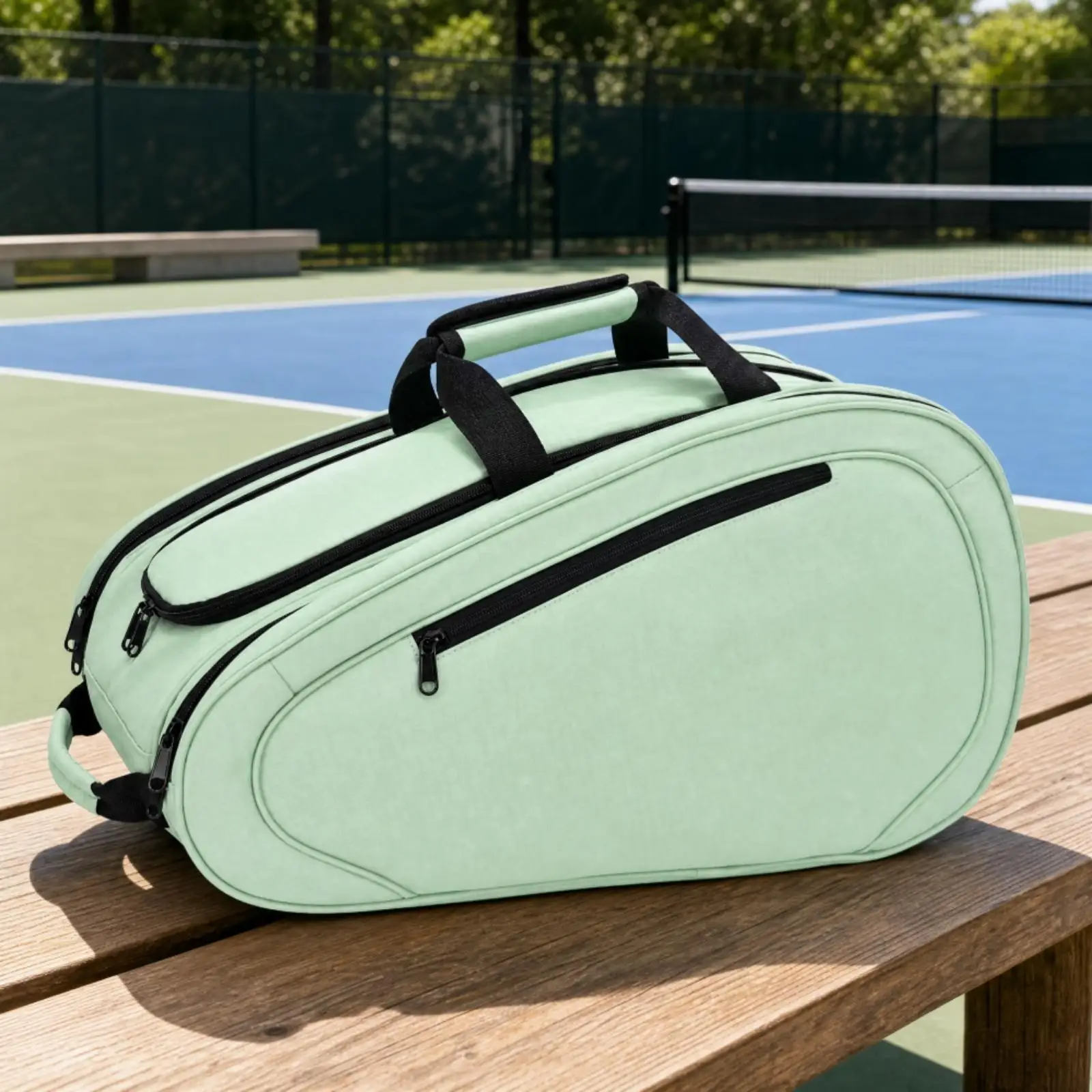 Tennis Backpack with Shoe Compartment Spacious Tennis Backpack Unisex Vertical Duffel Bag for Training, Tournaments, Gym