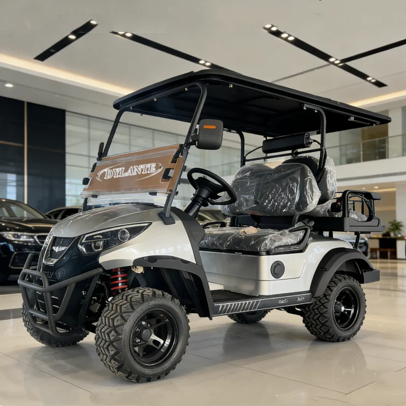 

Классический электрический гольф-кар на 2, 4, 6 мест, комфортабельный, с литий-ионной батареей 72 В, функцией запуска одной кнопкой