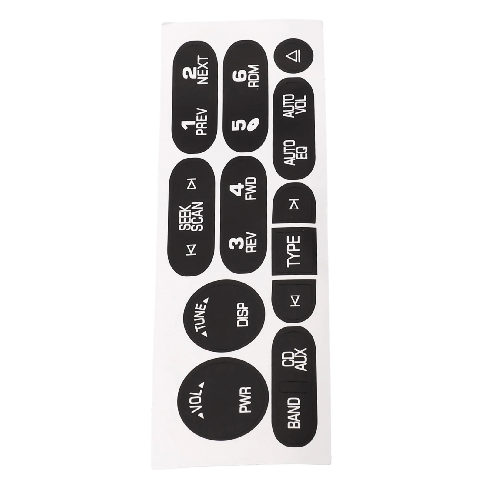 Sticker Kit Repair Sticker Not Fitment Practical Push Button Switches Accessories Black Car Truck Parts Brand New