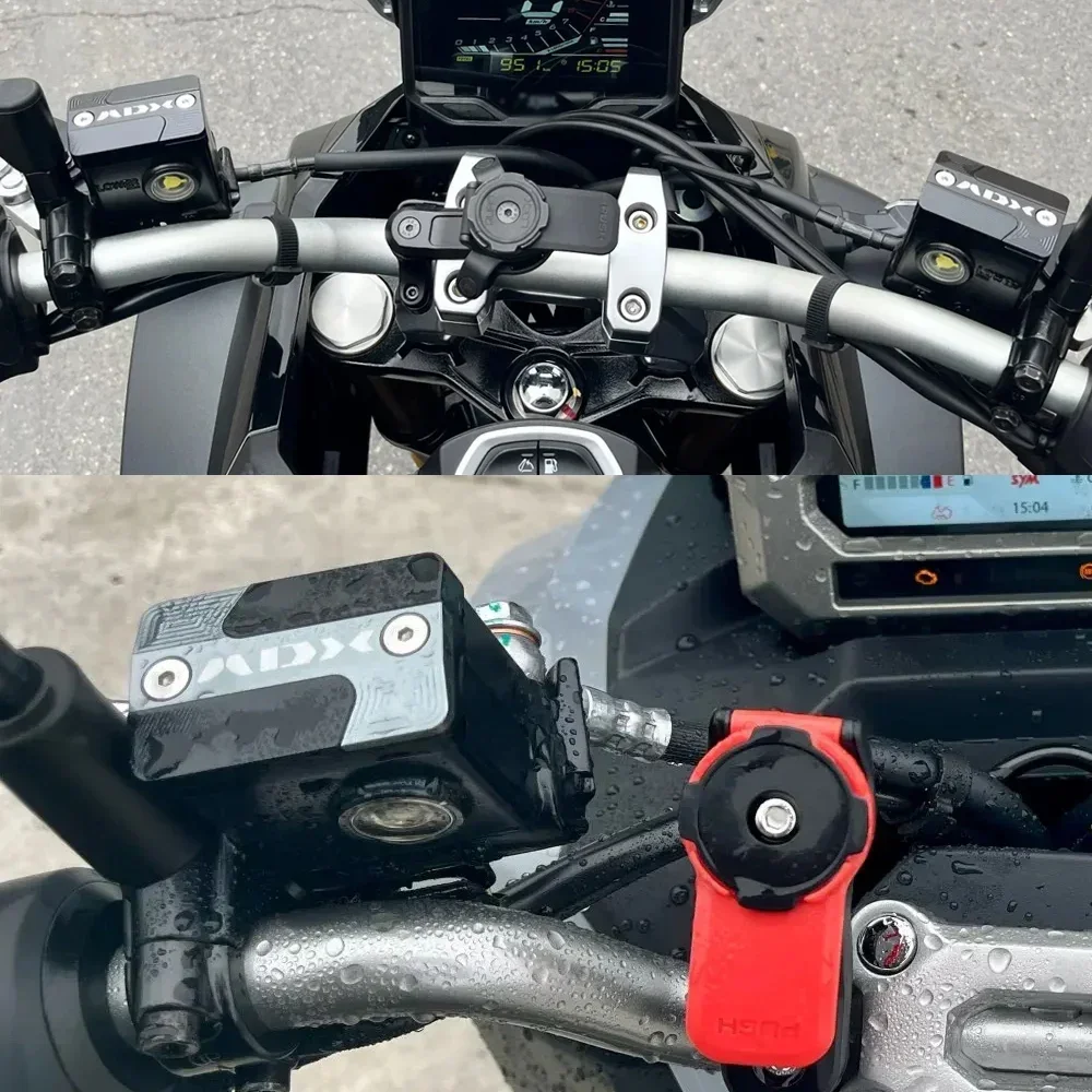 For SYM ADX 125 300 ADX125 ADXTG 400 ADXTG400 ADX TG 2pcs Motorcycle Front Brake Reservoir Fluid Tank Cap Cover
