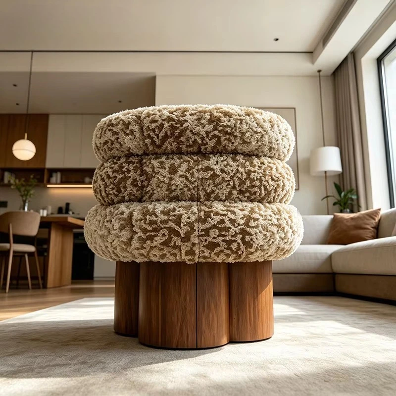 Modern terry cloth metal legs cloud armchair suitable for living room bedroom hotel