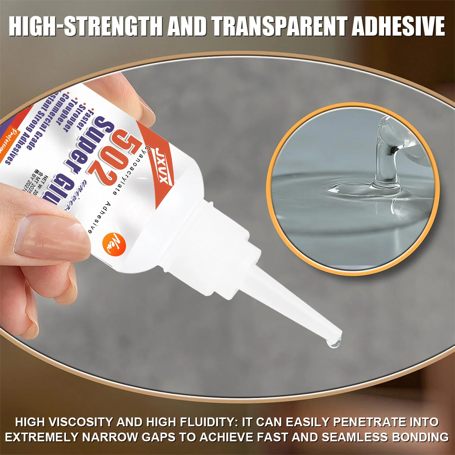 10Pcs Super Glue Universal Cyanoacrylate Adhesive Instant Strong Glue Quick Dry for Plastic Wood Metal Crafts Home Repair Tools.