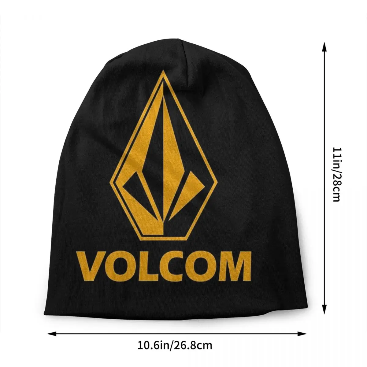 Volcoms Logo Bonnet Hats Street Knitting Hat For Women Men Warm Winter Skullies Beanies Caps