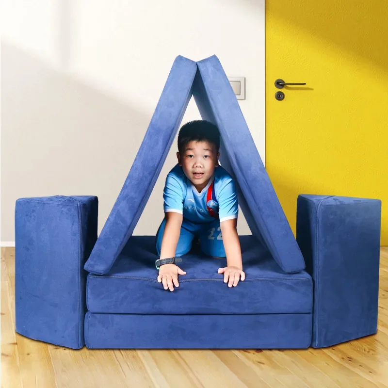 Sofa cushion high density sponge, combination of large building blocks climbing baby mattress folding sofa cushion