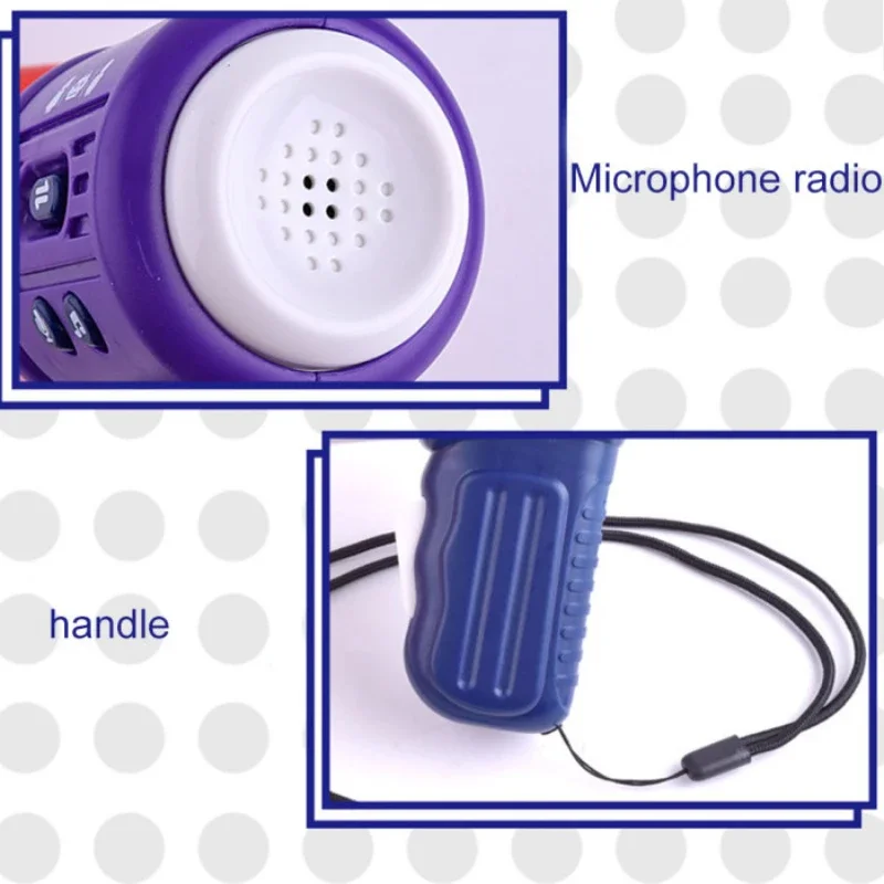 Divertente cambio voce, divertente giocattolo di registrazione con altoparlante a bocca grande, cambio voce con microfono portatile per altoparlante