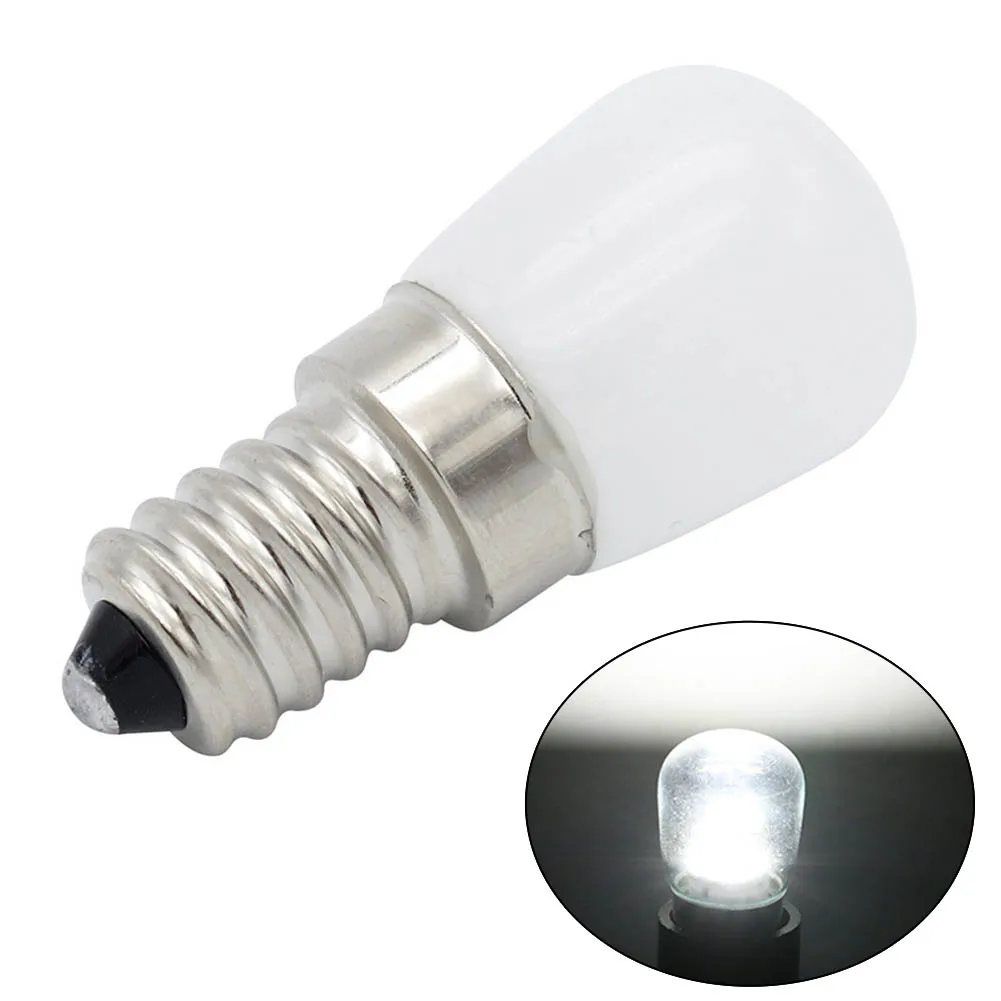 T22 Refrigerator Light LED Bulb 220V Daylight White LED Energy Saving LED Indicator for milky White Glass Cover for mini