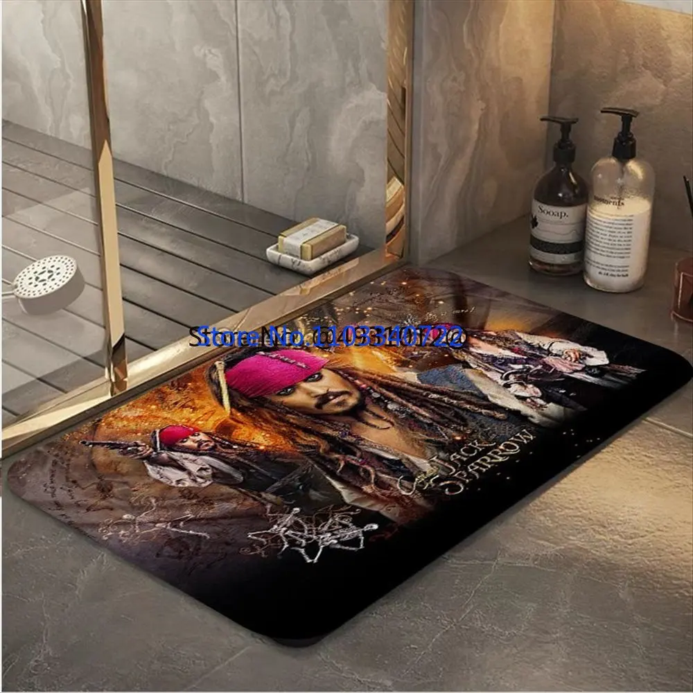 Anime Pirates Of The Caribbean Rug Carpets 120x160cm Decor for Living Room Children's Bedroom Sofa Bathroom Kids Floor Mat