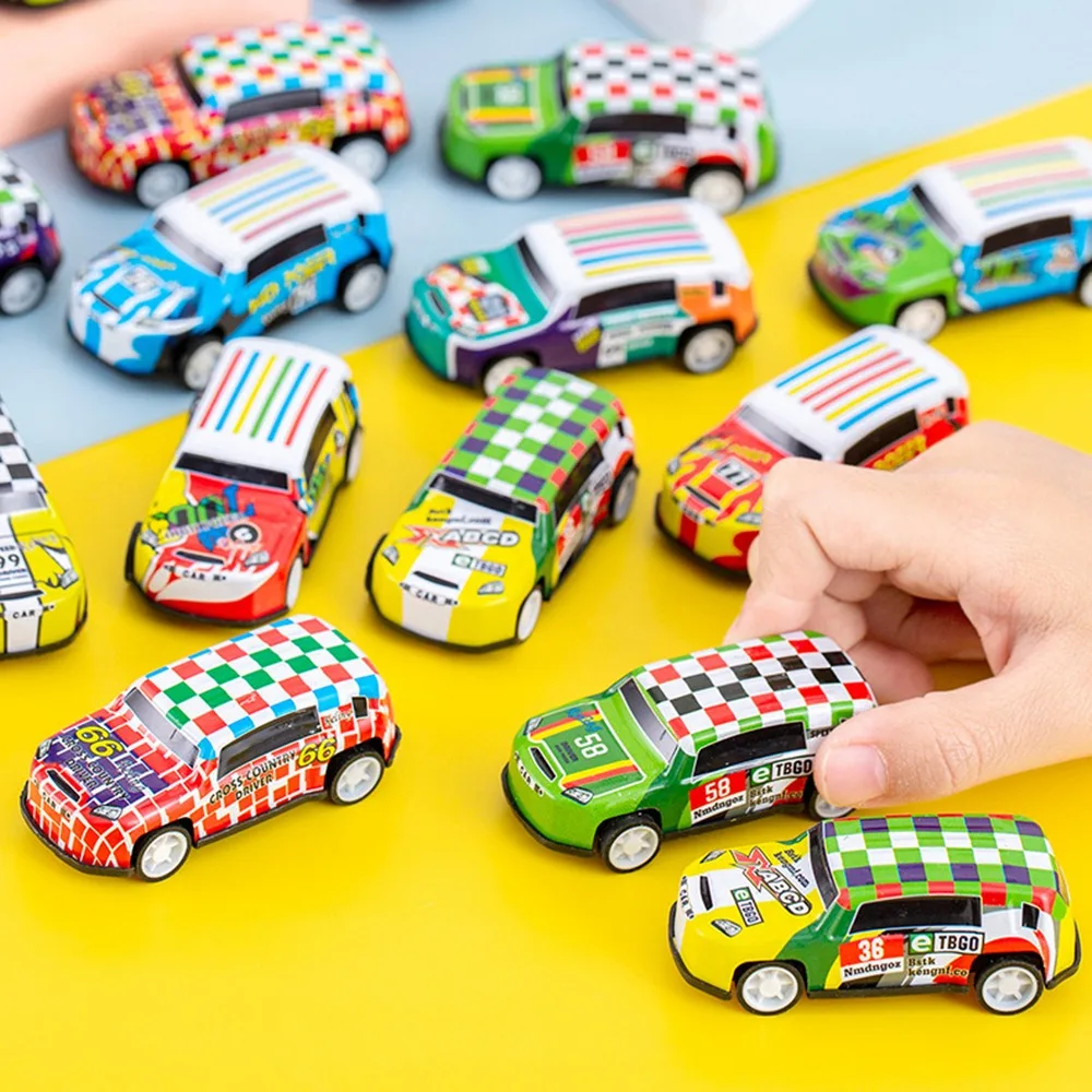 10-50 Uds. Coche extraíble de Color de aleación para niños, fiesta de cumpleaños, regalo de Baby Shower, relleno de piñata, regalo de Navidad para niños, recompensa de caja del Tesoro