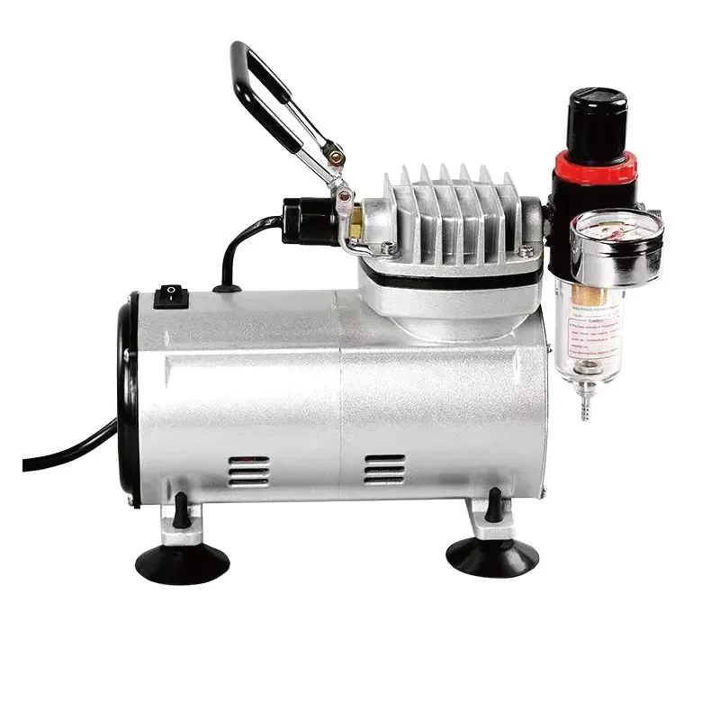 Household Mini air Compressor air Pump Set Model Special Spray Color Spray Gun Compressor Machine