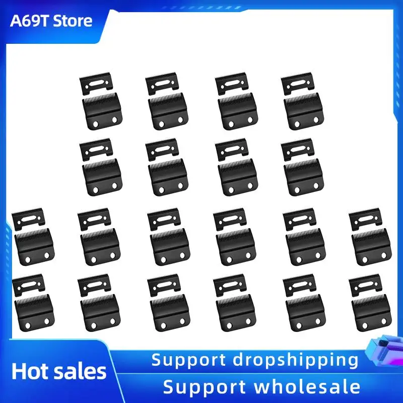 

A69T 20 комплектов сменных лезвий для машинки для стрижки волос, регулируемые лезвия для машинки для стрижки волос, совместимые с Wahl 8148, 1919, 8591, 8504, 2241