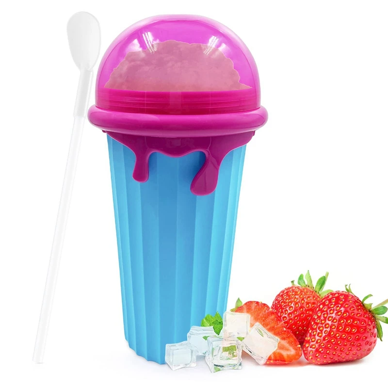 

Slushy Maker Cup Slushie Cup Magics Freeze Squeeze Ice Cup Summer Smoothies Slushie Cups Ice Cream Maker For Home