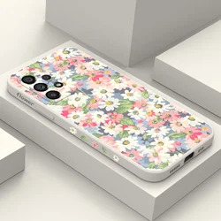 Season Flowers Case For Samsung Galaxy A73 A53 A33 A23 A13 A03 A72 A52 A52S A32 A22 A12 A02 A02S A71 A51 A31 4G 5G Cover