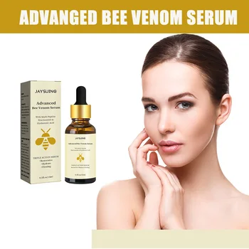 Arı Zehiri Serumu İnce Çizgileri Açıklaştırır, Kırışıklık Çizgileri, Donukluk, Cildi Besler ve Sıkılaştırır, Kırışıklık Karşıtı Serum
