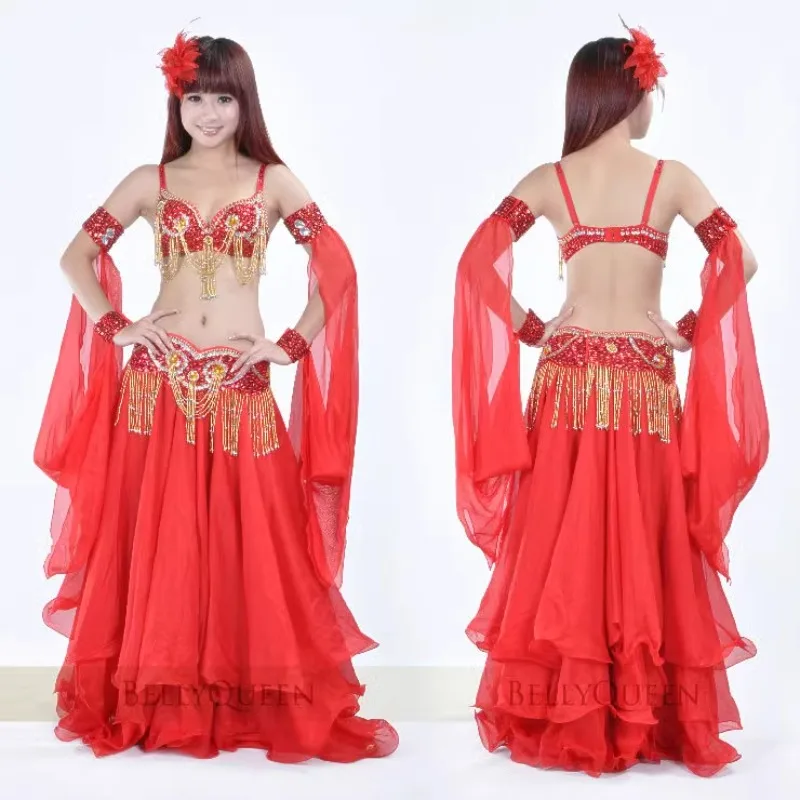 

Ladies' Adult Belly Dance Costume Set New Performance Dress Practice Dress 816#