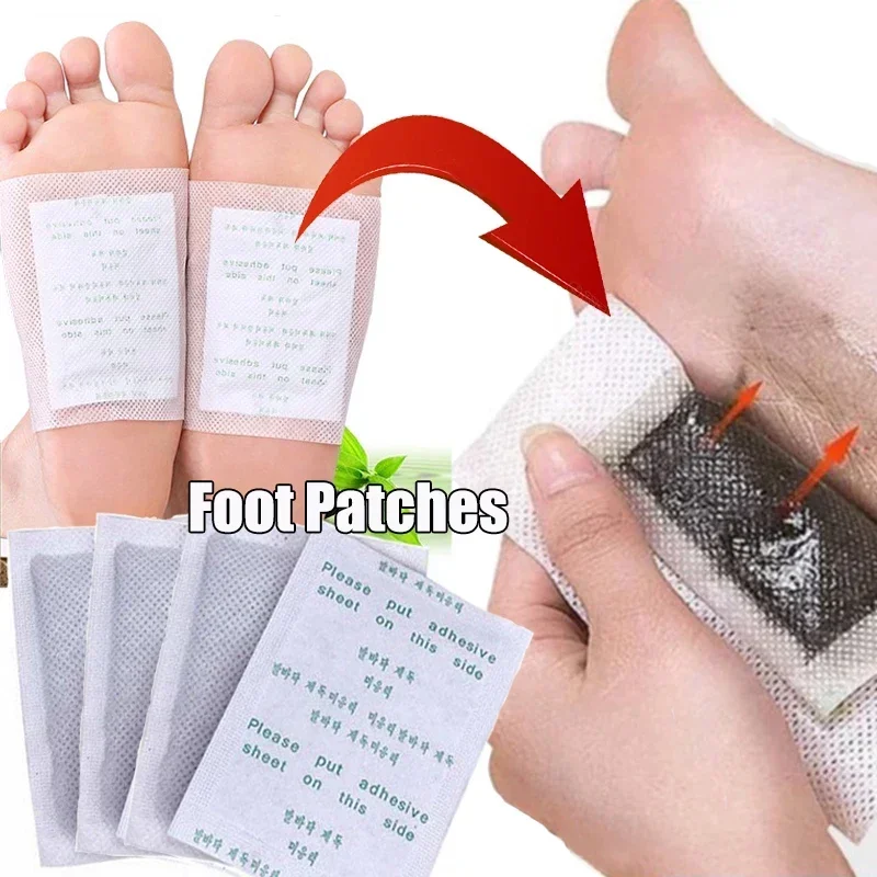 1/5pairs Detox Foot Patch Natural Improve Sleep Weight Loss Remove Toxin Relieve Stress Adhersive Pads Women Men Foot Body Care