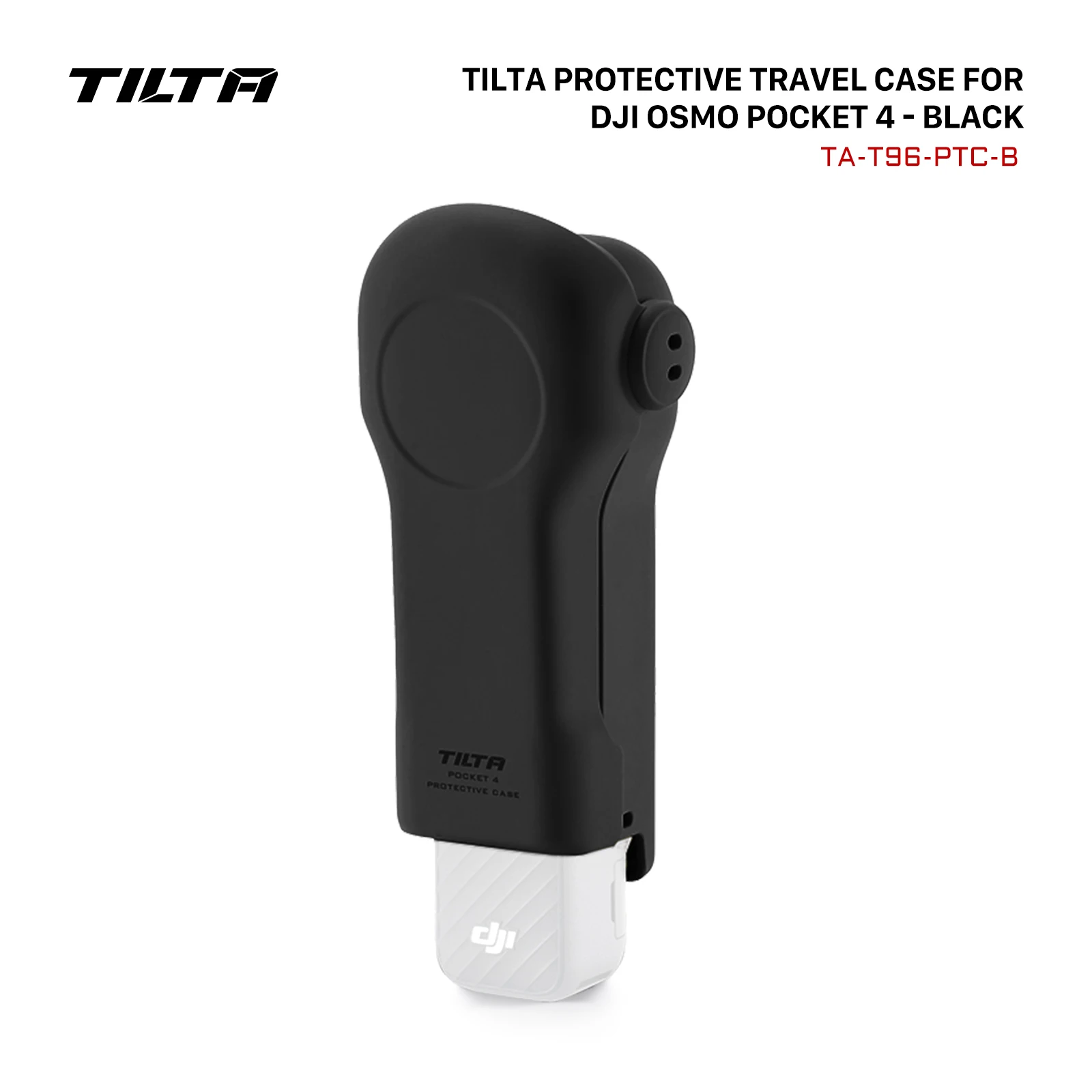TILTA NIEUWE ZWARTE KOFFER voor DJI OSMO Pocket 4 Pocket 3 Cage Accessoires Draagtas Reistas met schouderband