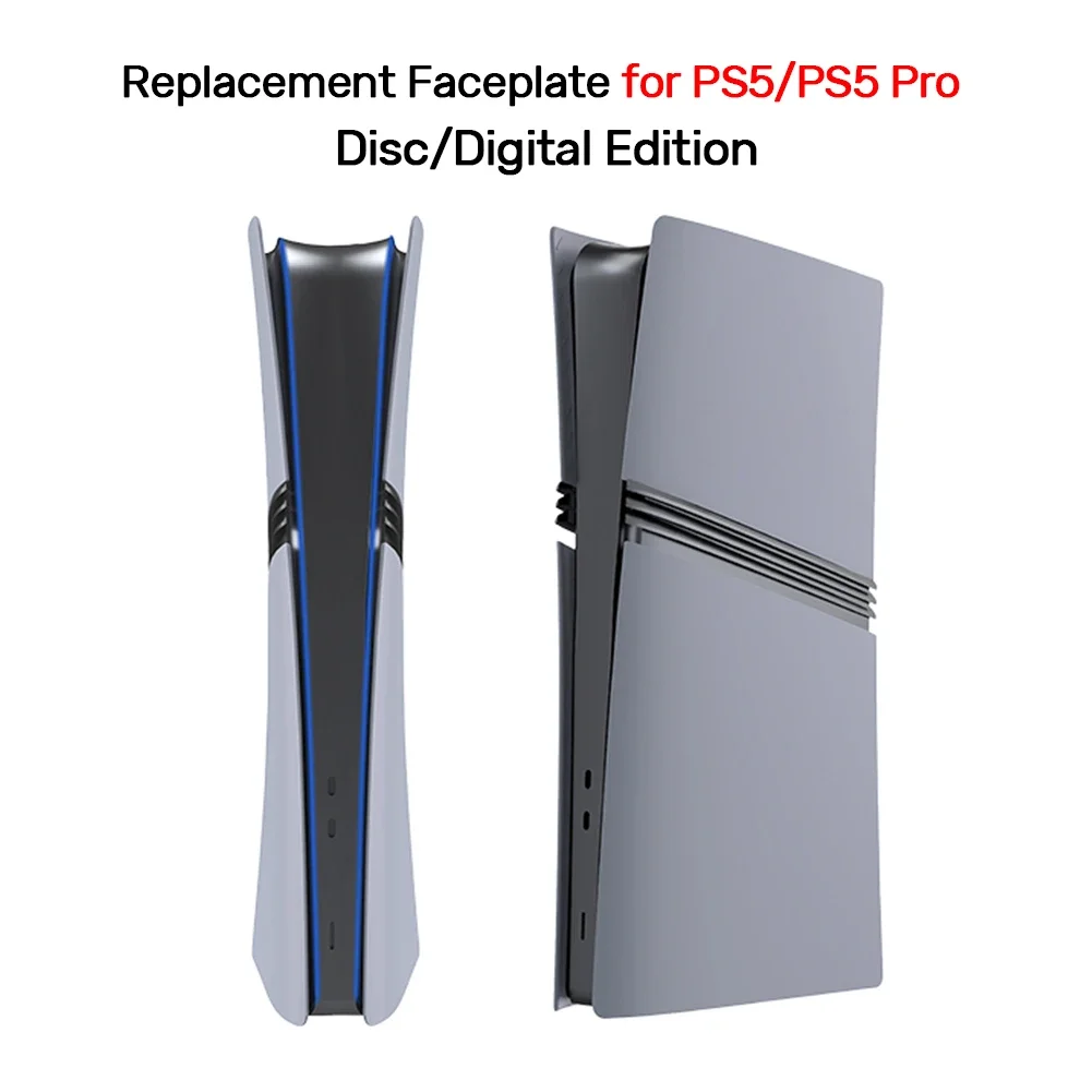 Face Plate Console Cover Anti-Scratch Plastic Hard Case Side Plate Shell Protective Shell Case for PS 5 Pro Disc/Digital Edition