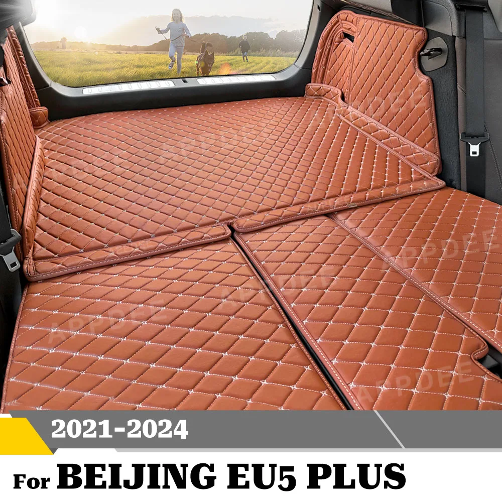 

APPDEE для BEIJING EU5 PLUS 5-местный 2021-2024 23-автоматический коврик для багажника с полным покрытием, автомобильный защитный коврик, грузовой вкладыш, аксессуары для интерьера