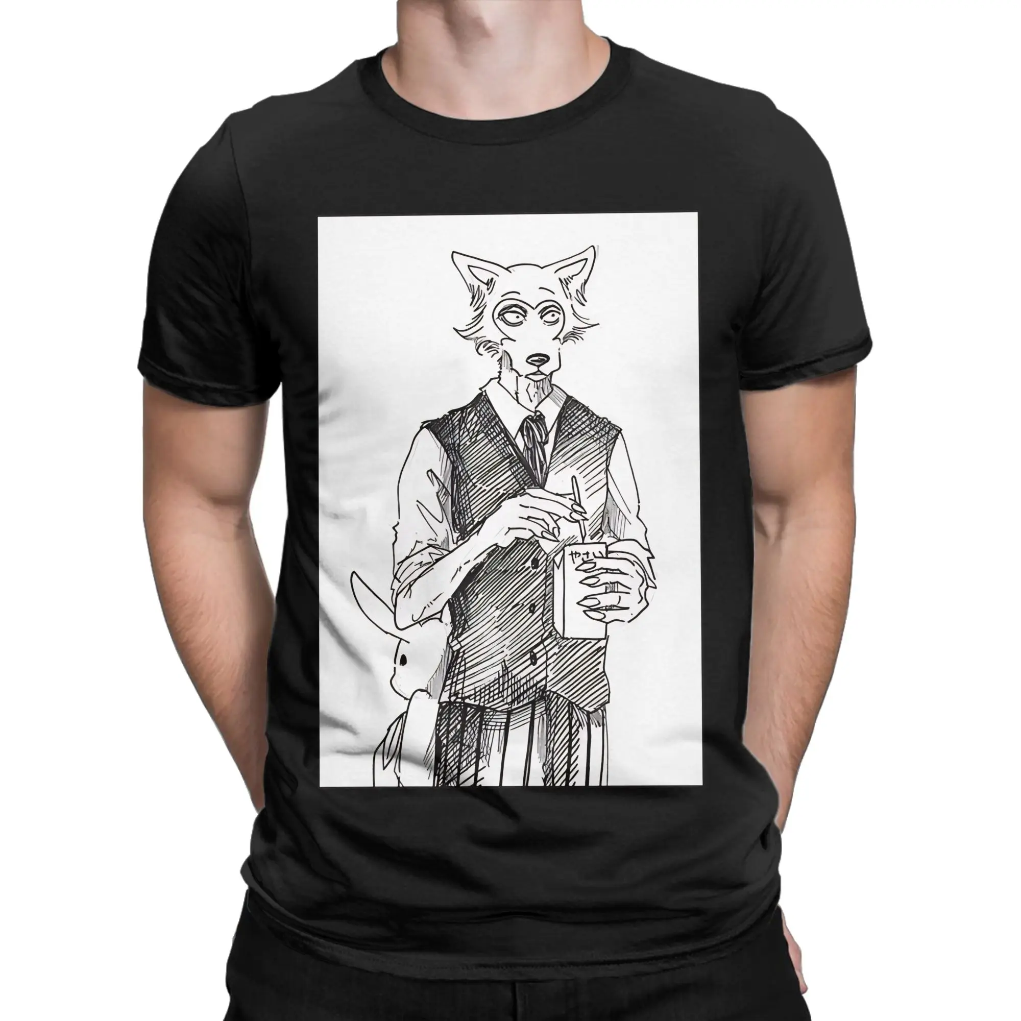 BEASTARS  Legosi amp Haru Classic Shirt Funny Graphic 100% Cotton T-Shirt BEASTARS Final Season Part Tops Tees For Men