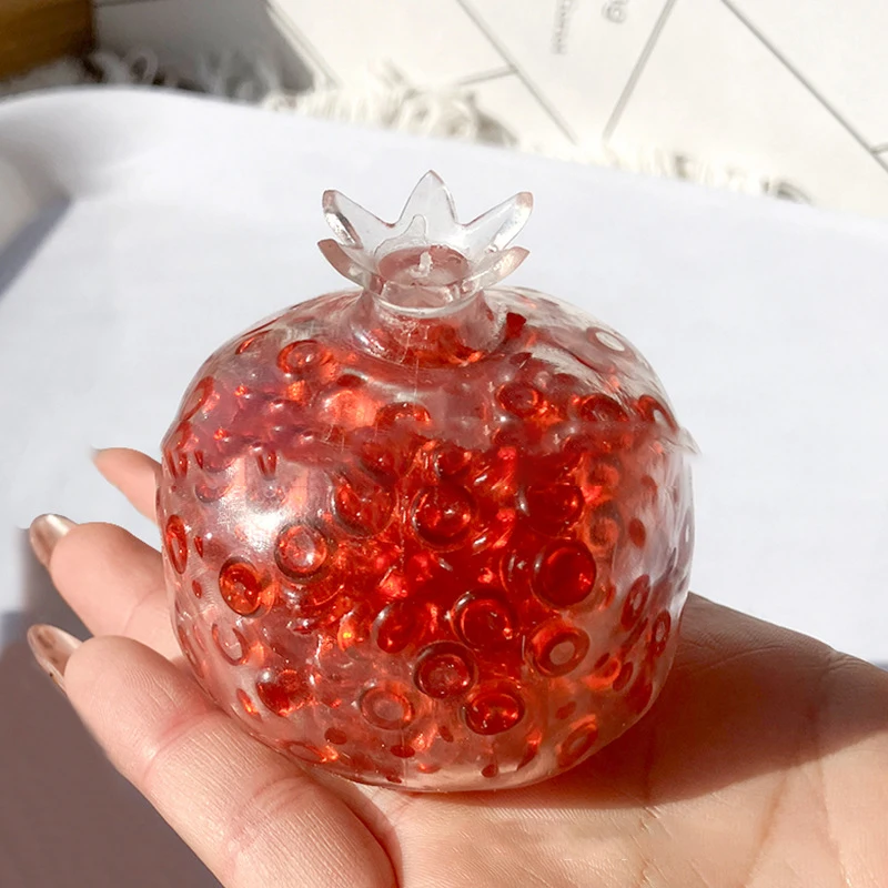 

Креативные взрывные бусины, красный гранат, мяч ручной работы, игрушки для снятия стресса, игрушка с медленным отскоком, детская декомпрессионная игрушка