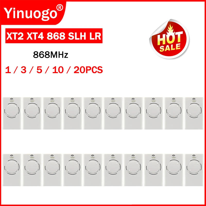 XT2 XT4 868 SLH LR 787009 787010 7870091 7870101 T2 T4 DL2 DL4 TML2 TML4 Garage Door / Gate Remote Control 868MHz Rolling Code