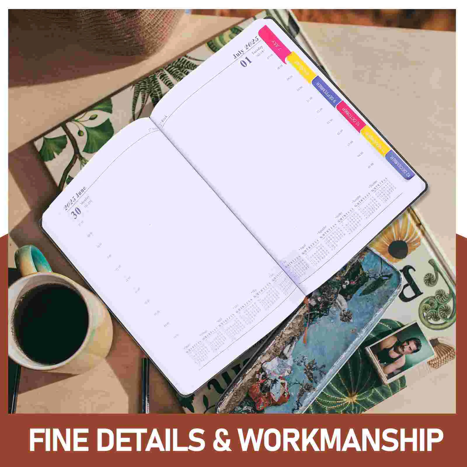 2025 Schedule Daily Planner Notebook Writing The Calendar Supplies Household Organizer Pu Work Advent Calendars