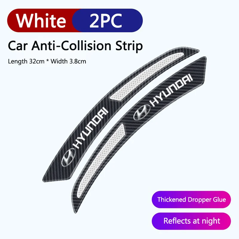 

Car Fender Reflective Wheel Eyebrow Sticker Strips Anti-Collision For Hyundai I10 I30 I40 IX20 IX35 Tucson Solaris Azera Elantra