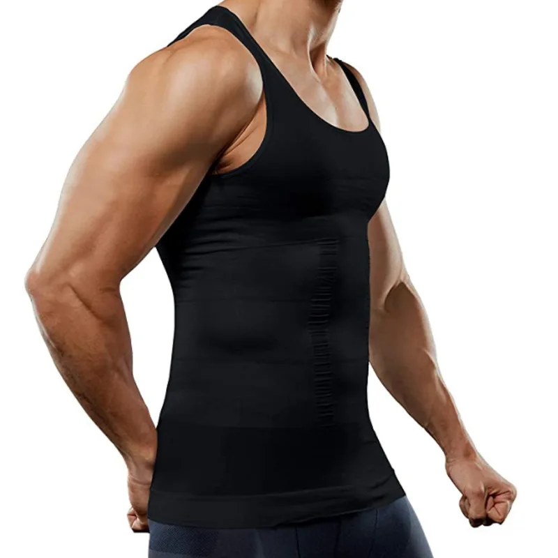 Men\'s slimming and shaping bras abdominal compression correction vests  fat burners  chest and abdominal shirts brasBodysuits se