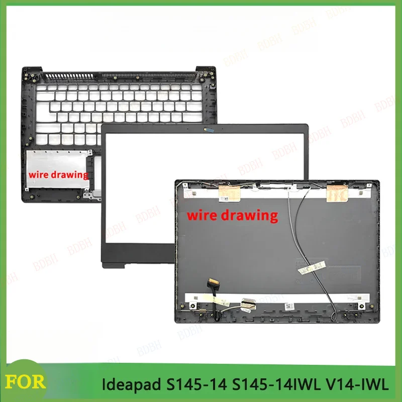 

Новый корпус для ноутбука Ideapad S145-14 S145-14IWL V14-IWL: верхняя крышка ЖК-экрана/задняя крышка/передняя рамка/нижняя крышка