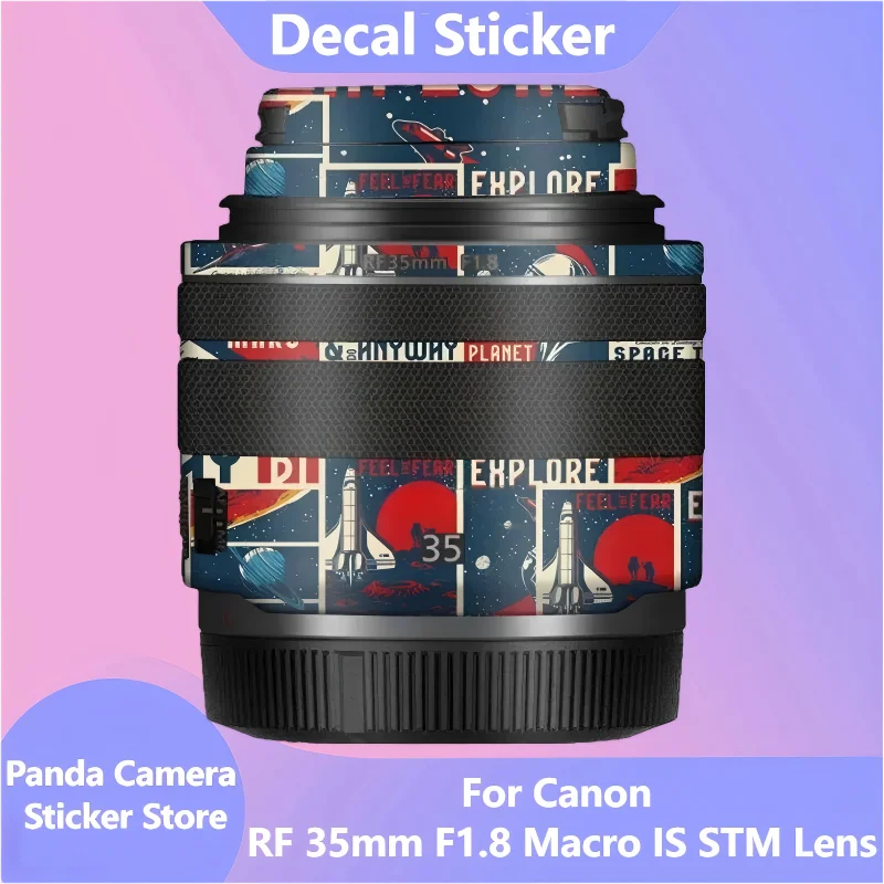 

Для Canon RF 35 мм F1.8 макро IS STM наклейка на объектив защитная наклейка на кожу пленка защита от царапин RF35/1.8 F/1.8