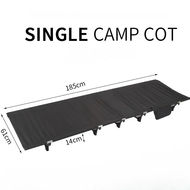 Imagem -06 - Cama de Acampamento Ultraleve Dobrável para Acampar Berço Dobrável para Exterior Caminhadas Mochila Viagem Tenda de Dormir Portátil Leve